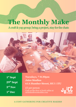 Load image into Gallery viewer, The Monthly Make: Craft & Yap Group HULL