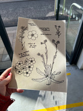 Load image into Gallery viewer, Fine art print of original textile work, machine embroidery on calico