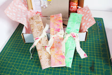 Load image into Gallery viewer, DIY sketchbook kit with bookbinding supplies