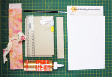 Load image into Gallery viewer, hand stitched fabric book starter kit