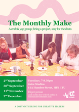Load image into Gallery viewer, The Monthly Make: Craft &amp; Yap Group - September Edition! HULL
