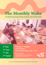 Load image into Gallery viewer, The Monthly Make: Craft &amp; Yap Group HULL
