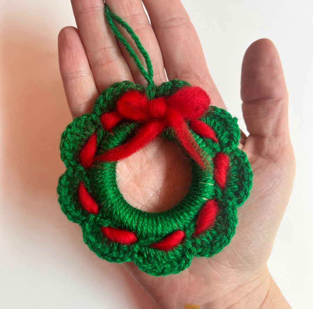 Crochet Christmas Wreaths - Workshop: HULL 9th December