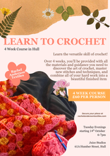 Load image into Gallery viewer, LEARN TO CROCHET - 4 week course in Hull!
